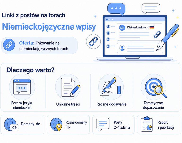 linki z postów na forach niemieckojęzycznych