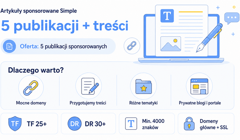 publikacja artykułów sponsorowanych Simple